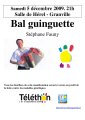 Affiche Telethon 2009 Guinguette Fauny
