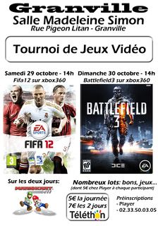 tournoi jeux video granville