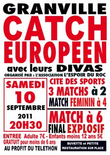 affiche gala catch 2011 granville