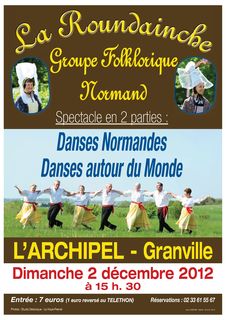 la roudainche spectacle danse folklorique archipel granville