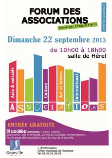 Affiche forum associations granville