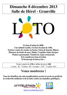 loto du telethon 2013