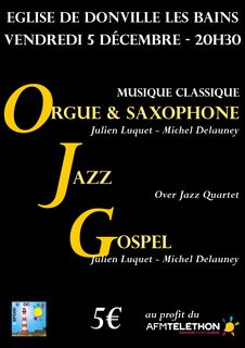 concert orgues saxophone gospel over jazz quartet michel delauney julien luquet