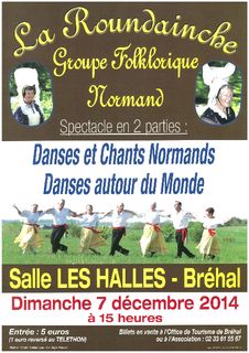 affiche spectacle la roundainche brehal