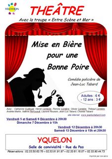 piece theatre yquelon mise en biere pour une bonne poire