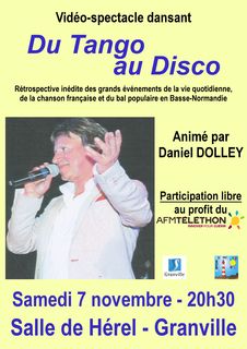 video spectacle dansant tango disco daniel dolley