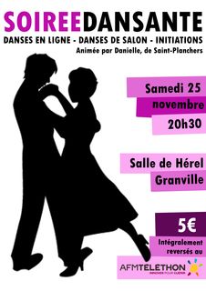 soiree dansante granville danse ligne salon