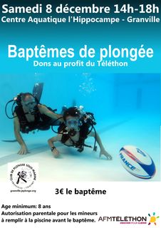 baptemes plongee granville piscine club subaquatique hippocampe