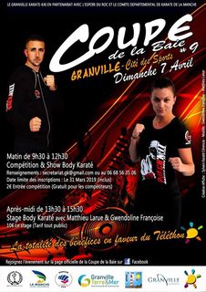 Coupe de la baie de body karate Matthieu Larue Gwendoline Francoise