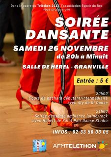 soiree dansante bachata latino rock granville