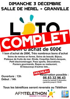 loto telethon granville 2023