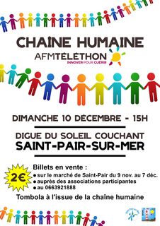 chaine humaine saint pair sur mer tombola