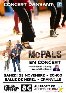 concert dansant mcpals mc pals country joelle carnet