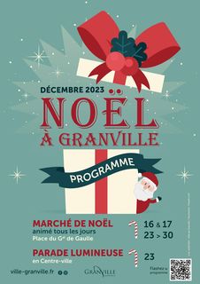 marche noel village granville decore boule vin chaud