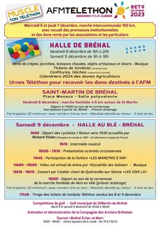 marche familiale telethon brehal