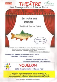 theatre piece yquelon entre scene et mer truite aux amandes