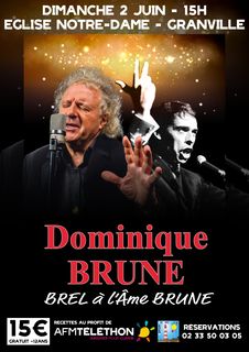 concert dominique brune brel eglise notre dame granville