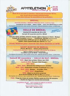 Telethon gym volontaire brehal marche familiale