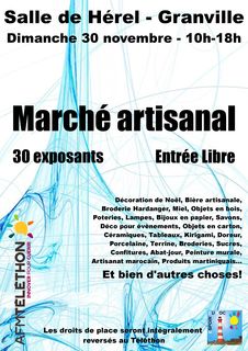 marche artisanal telethon granville