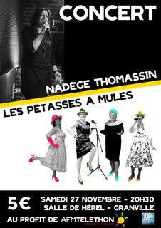 concert nadege thomassin les petasses a mules